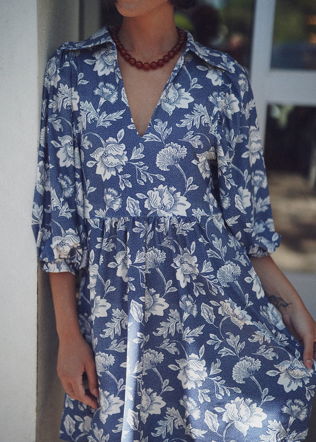 Charlotte Dress in Sirens Bloom