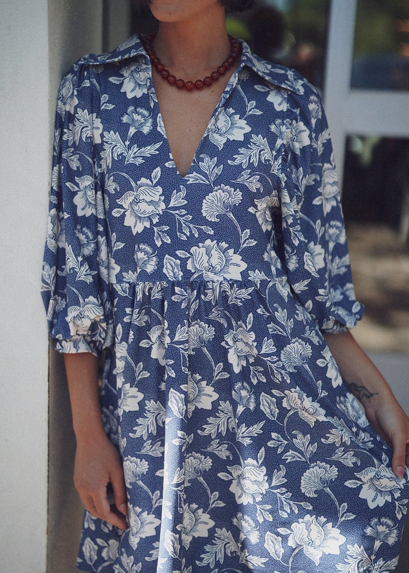 Charlotte Dress in Sirens Bloom