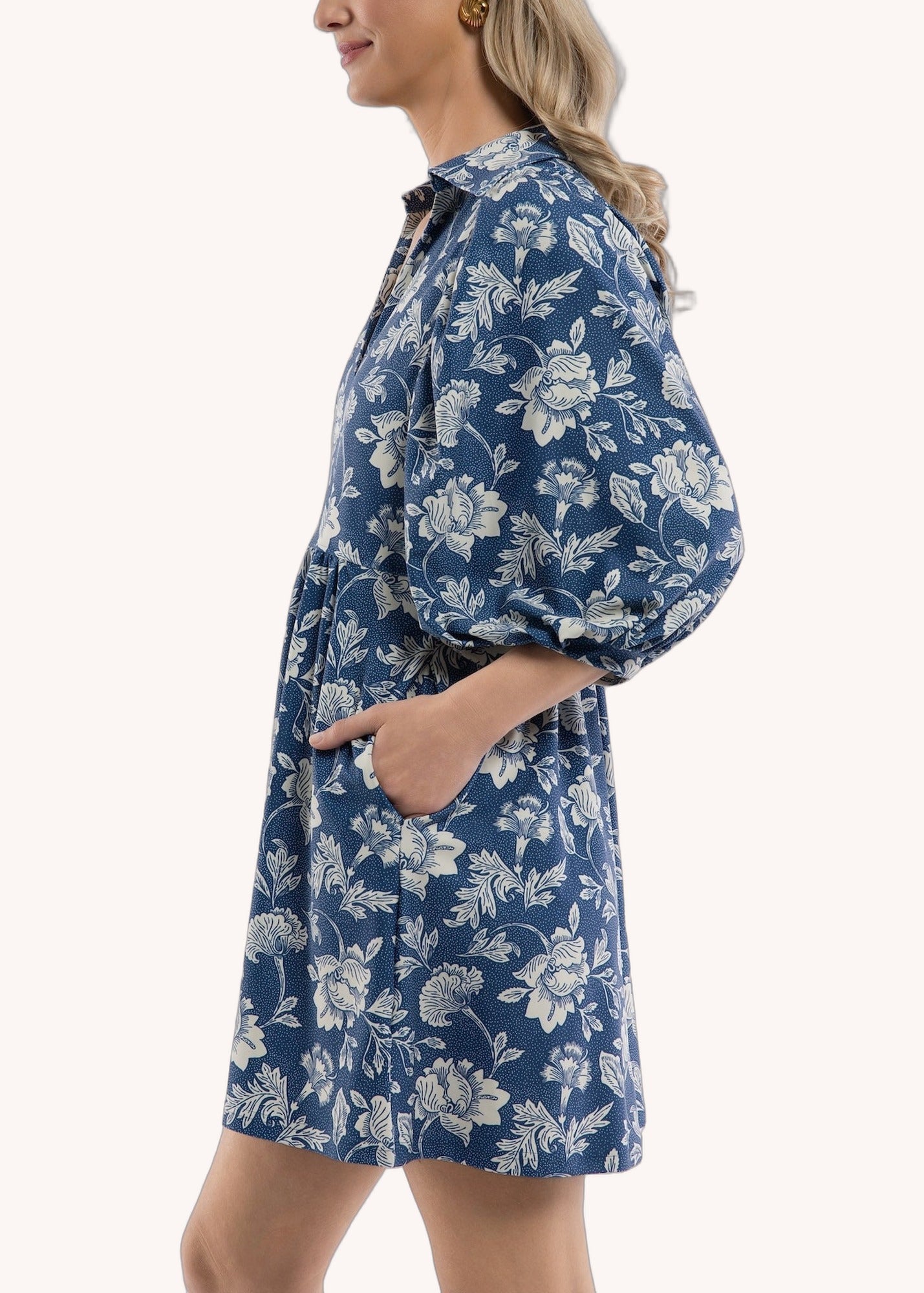Charlotte Dress in Sirens Bloom