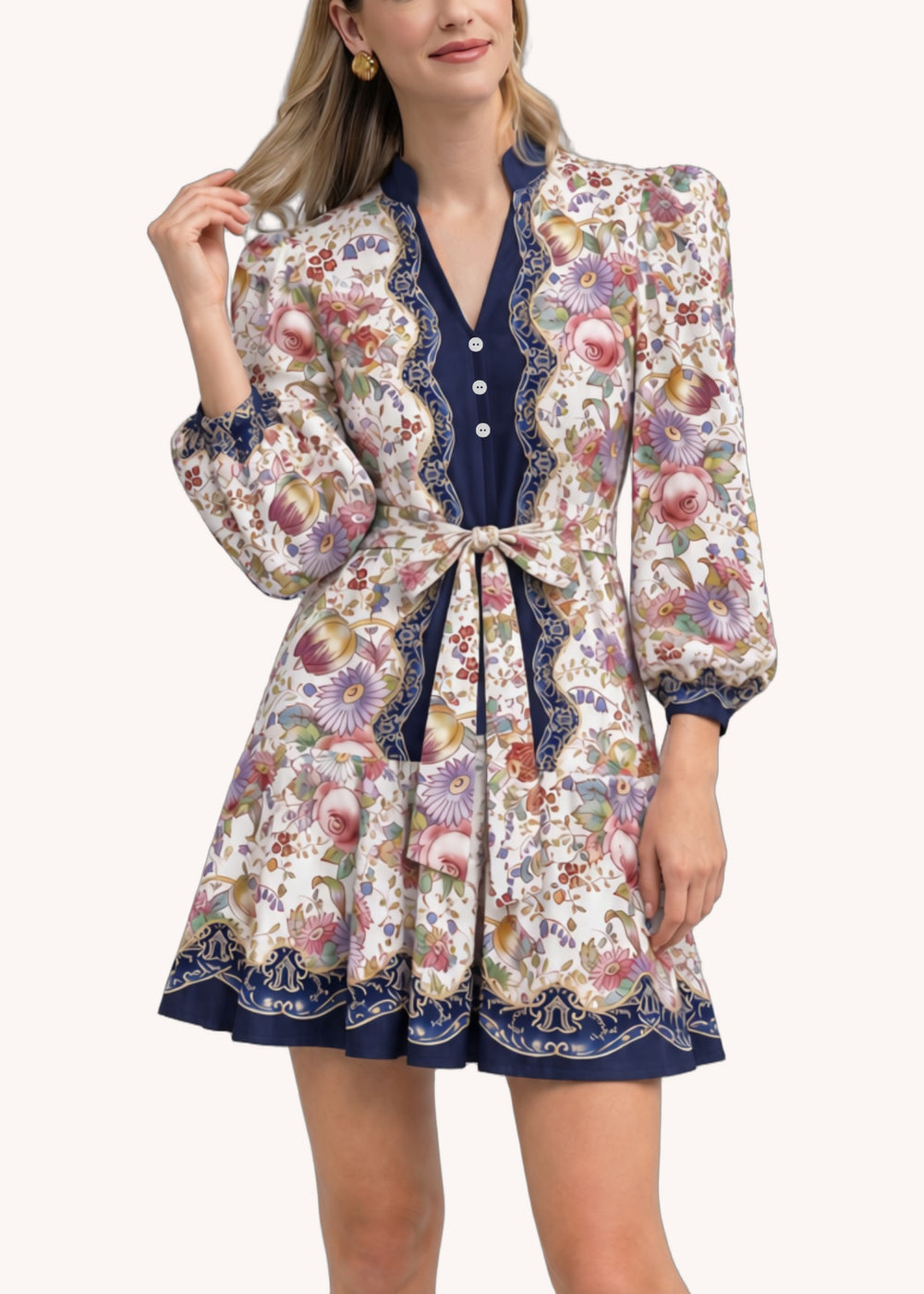 Hazel Dress in Polished Petals