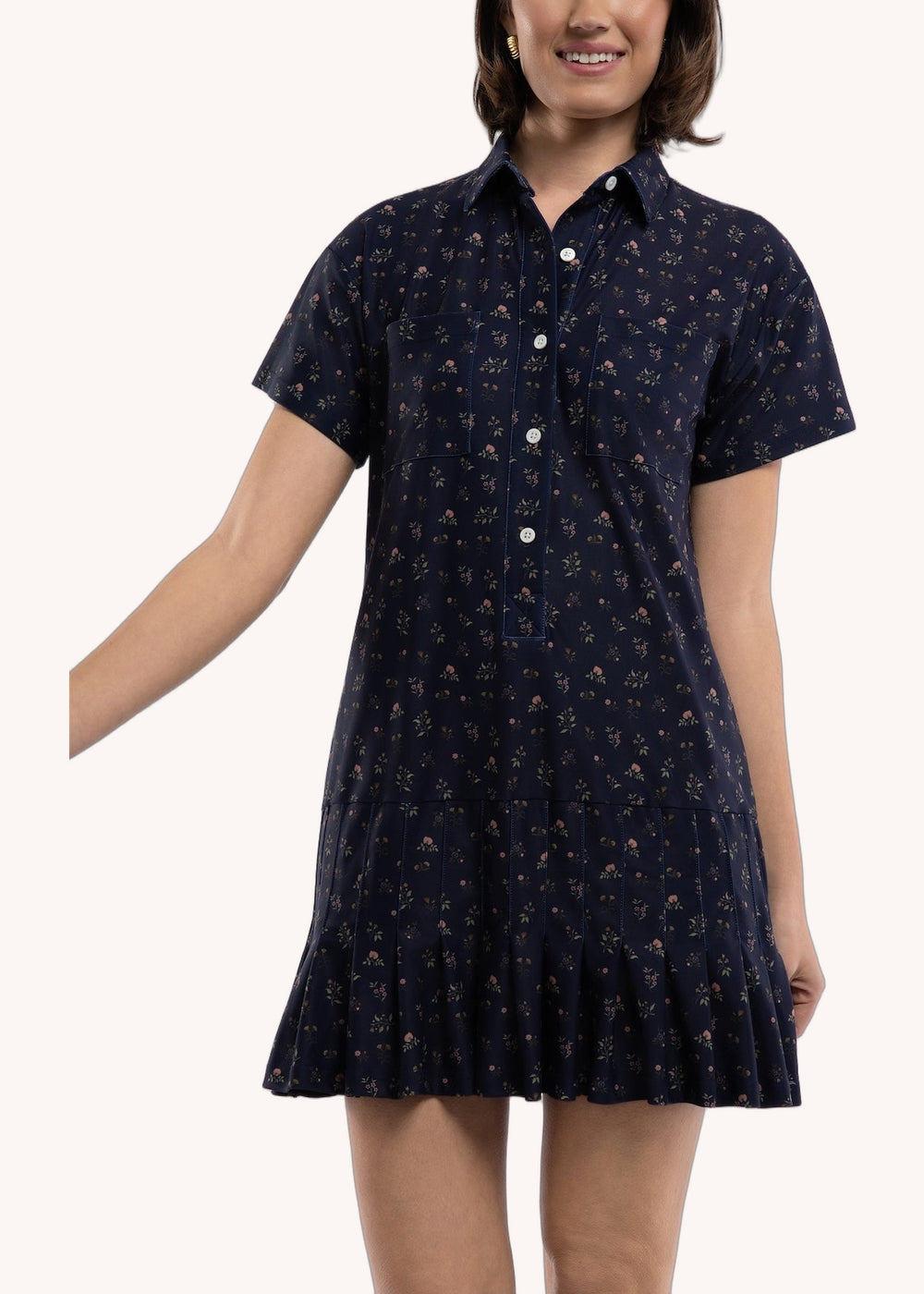 Aspen Dress in Midnight Plains