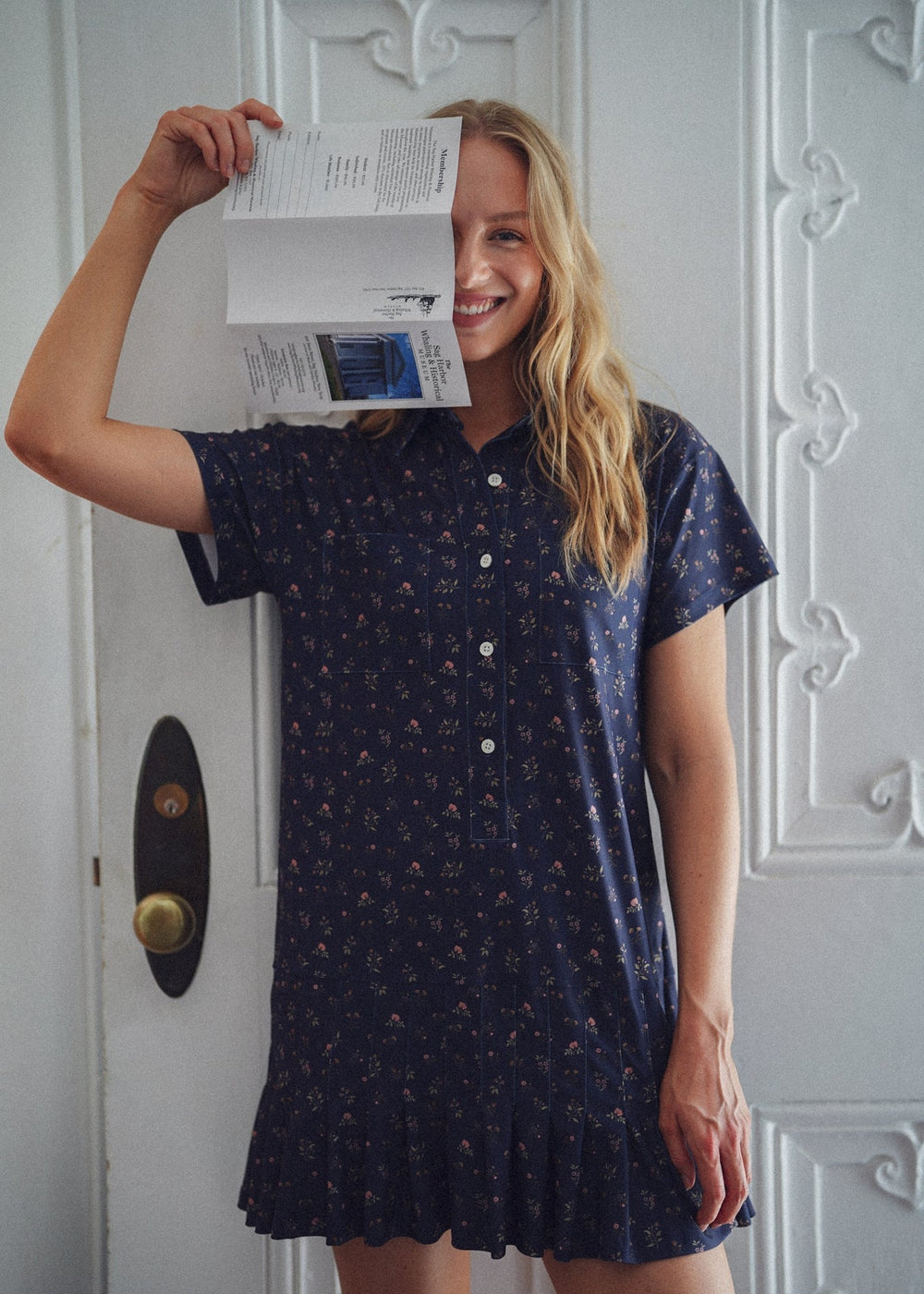 Aspen Dress in Midnight Plains