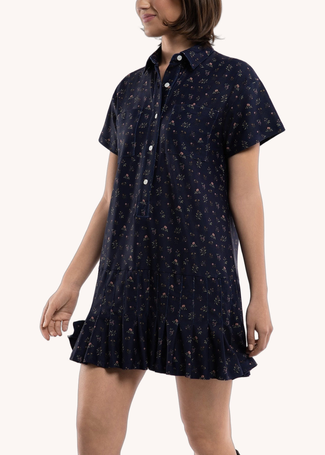 Aspen Dress in Midnight Plains