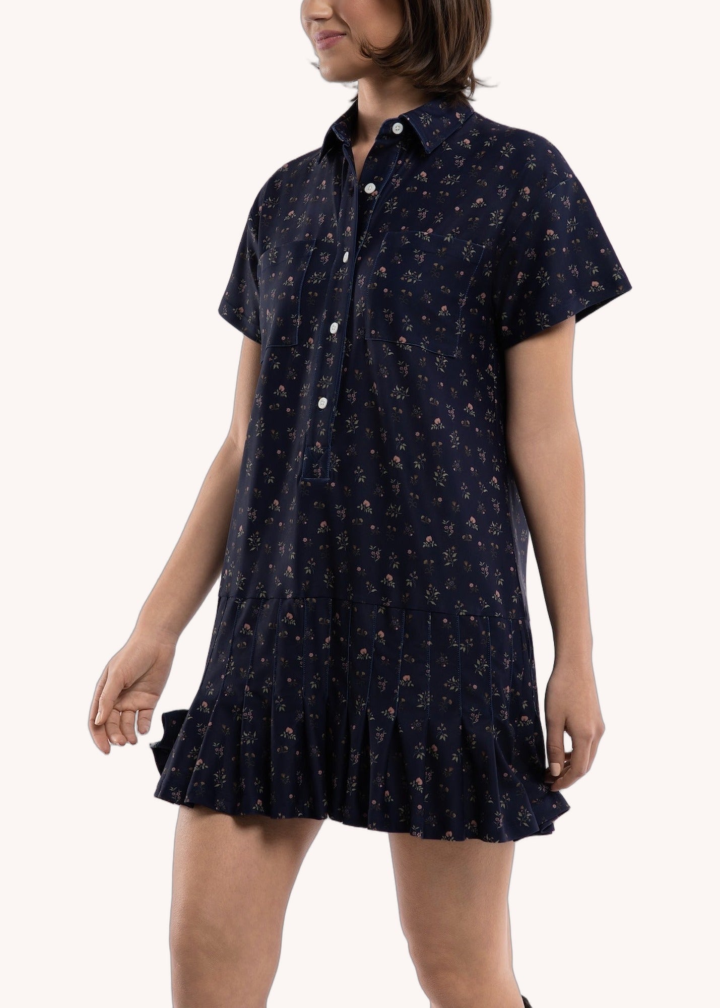 Aspen Dress in Midnight Plains