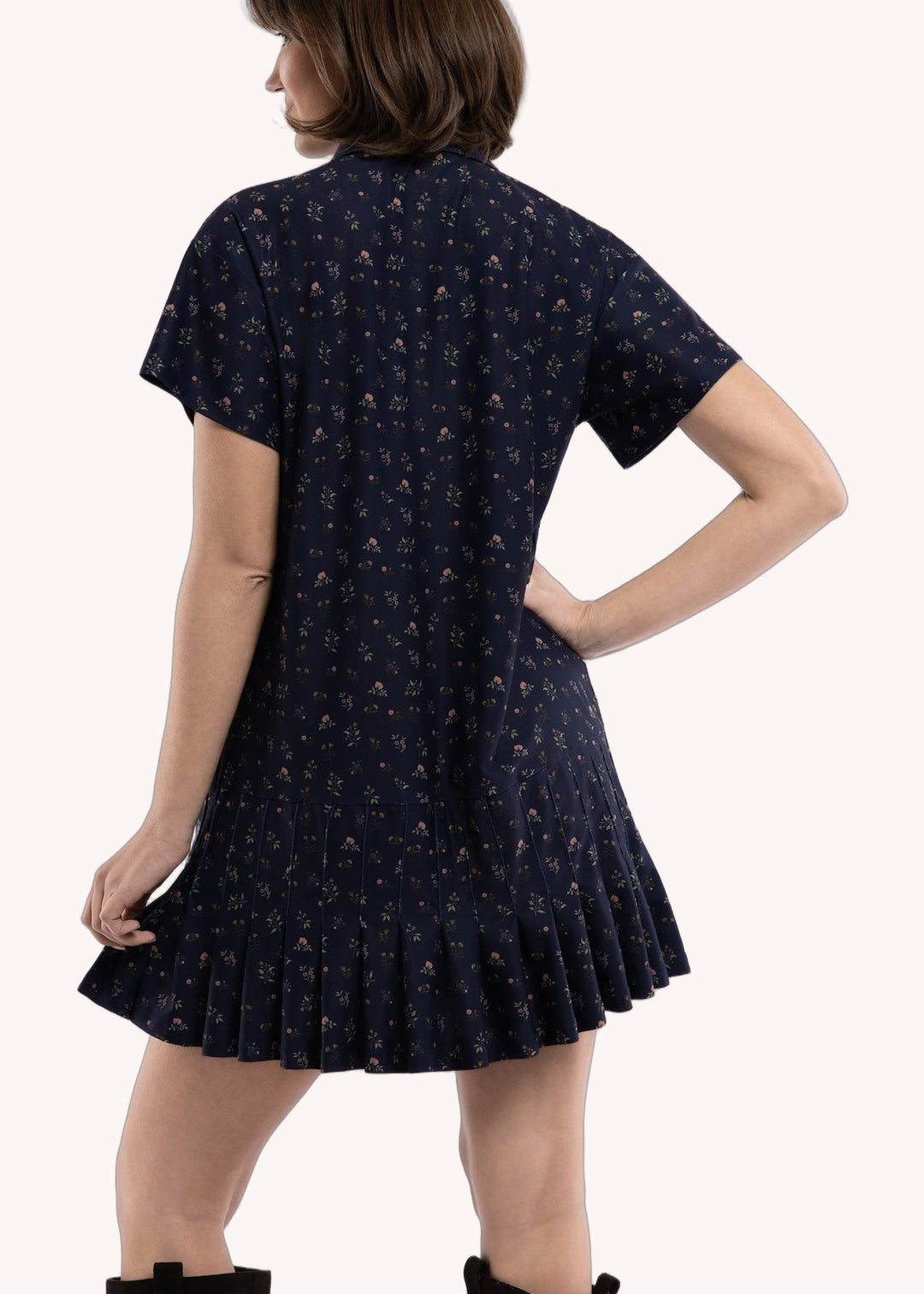 Aspen Dress in Midnight Plains