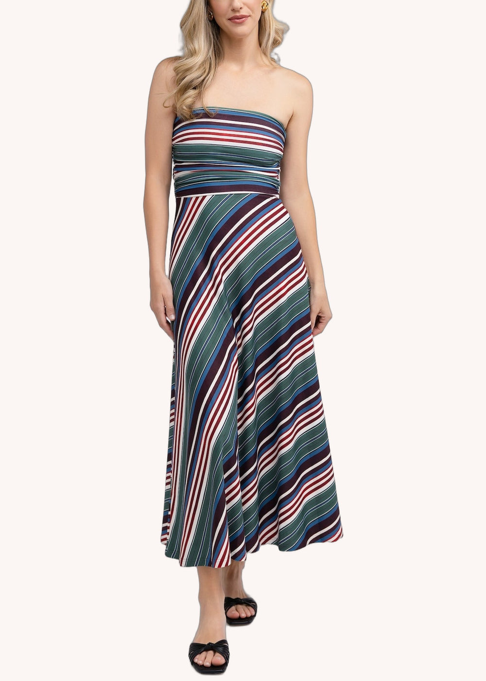 Gloria Dress in Crew Stripe