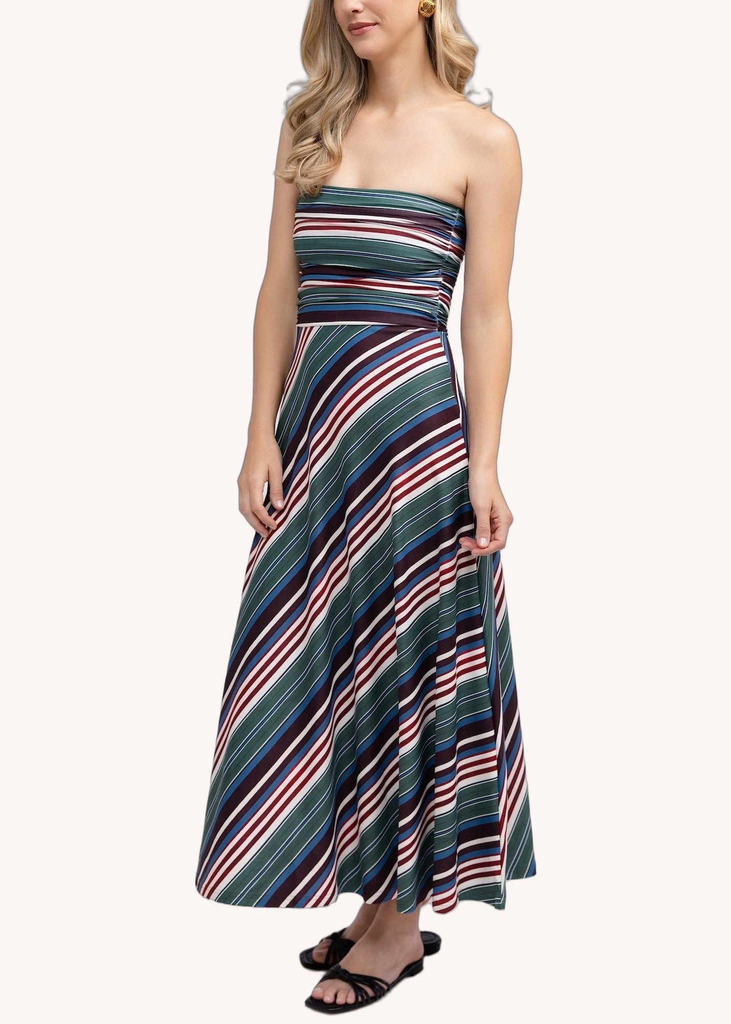 Gloria Dress in Crew Stripe