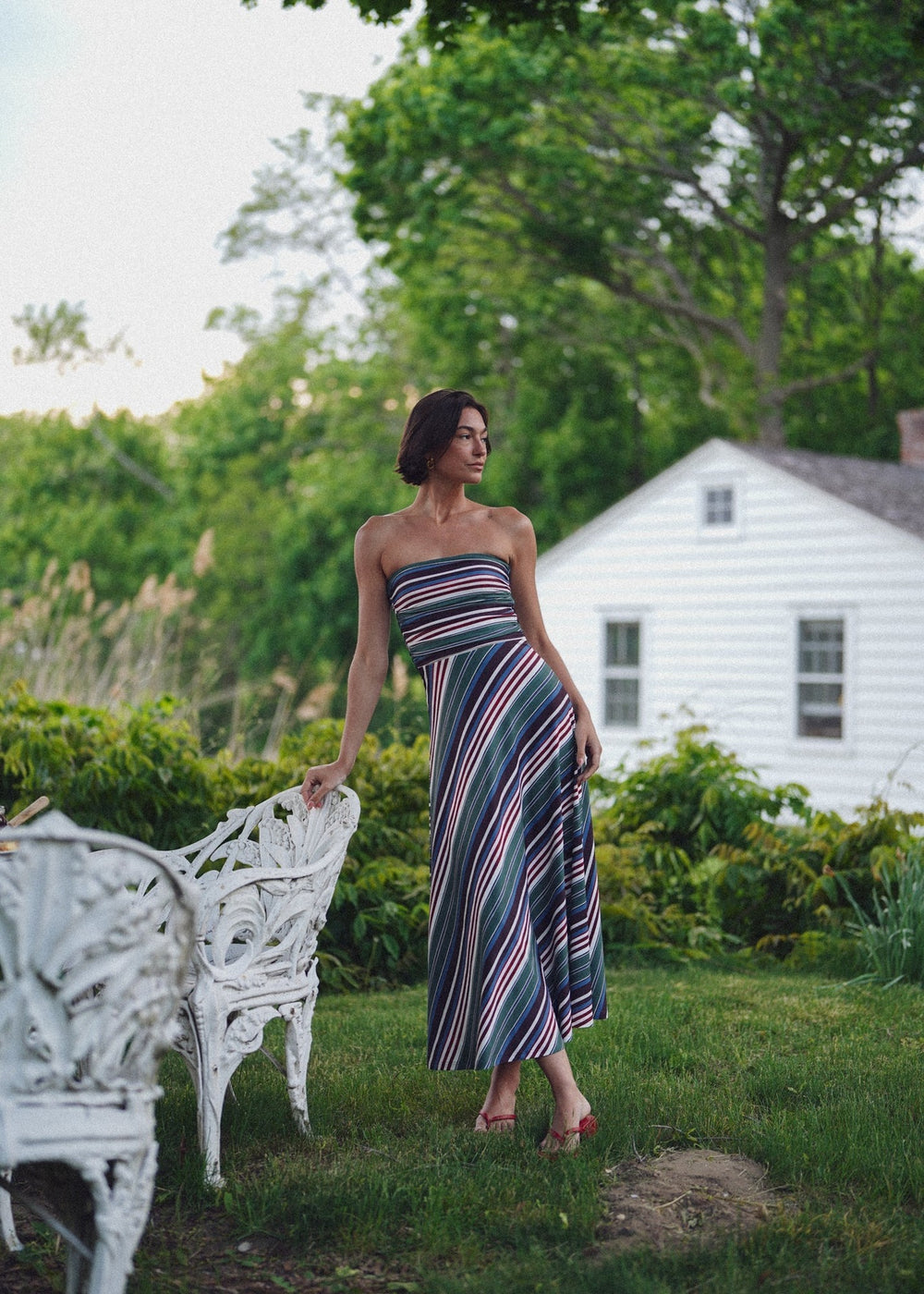 Gloria Dress in Crew Stripe