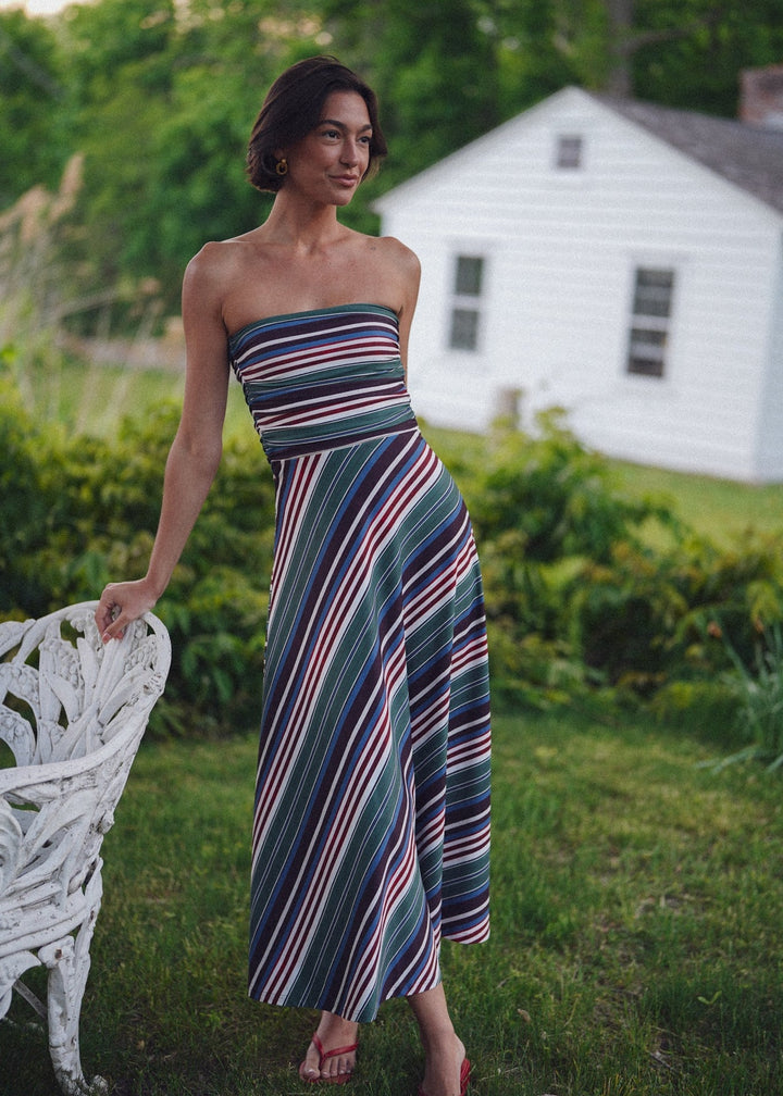 Gloria Dress in Crew Stripe