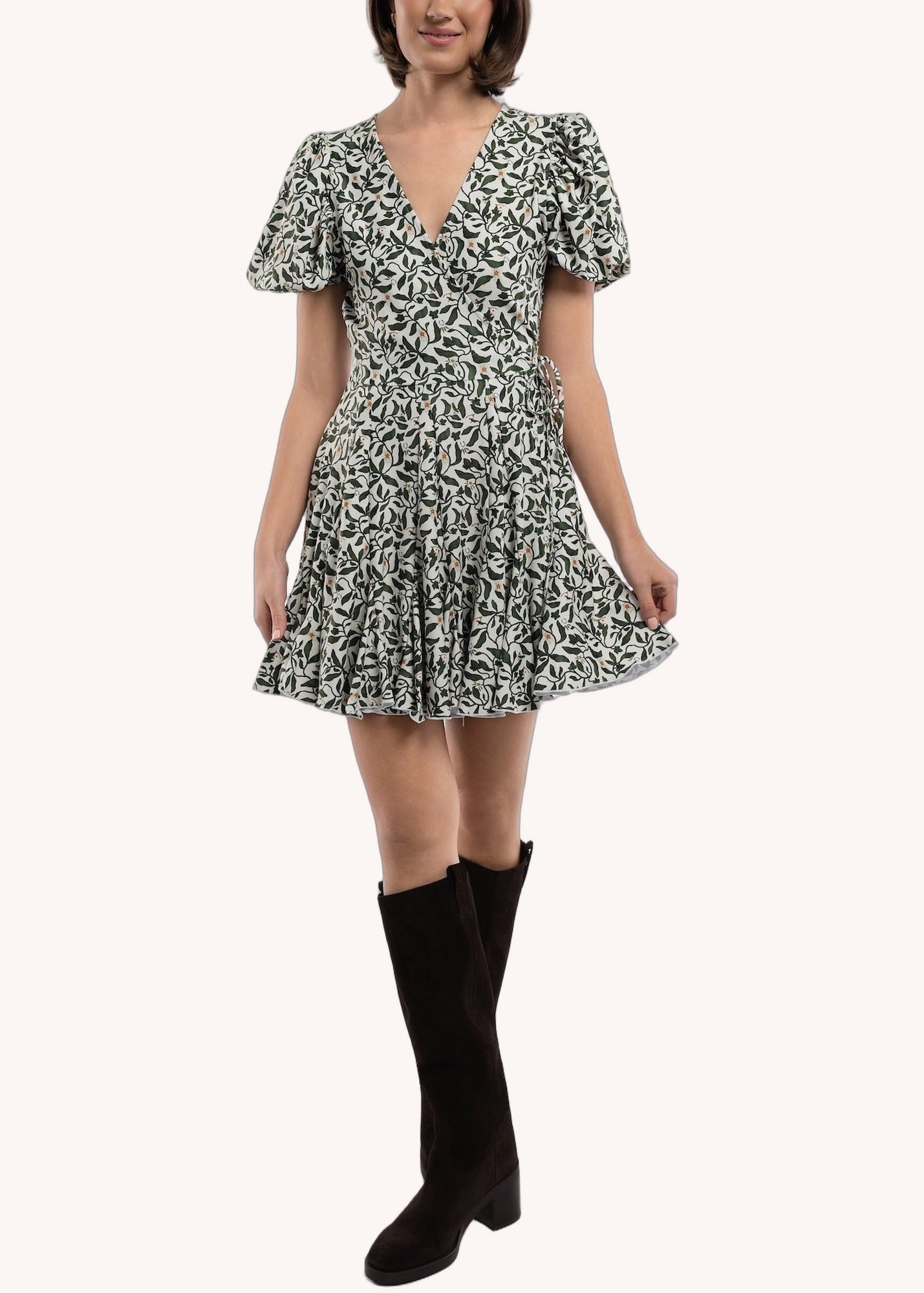 Pepper Dress in Lucky Vines