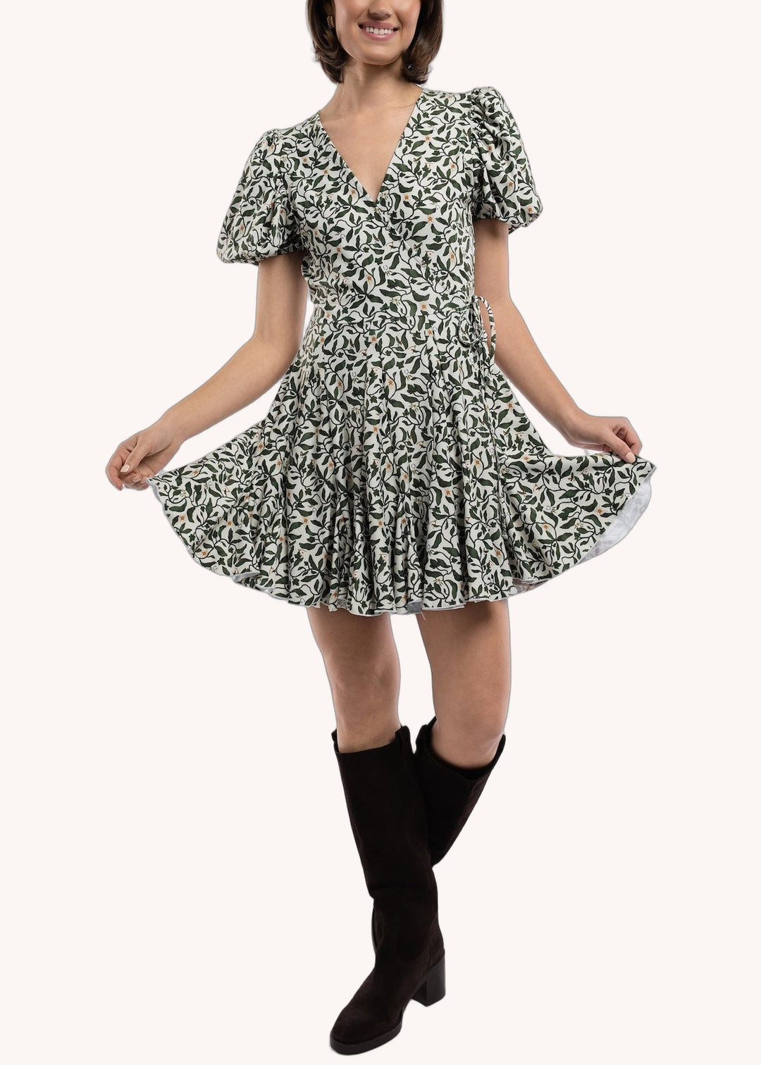 Pepper Dress in Lucky Vines