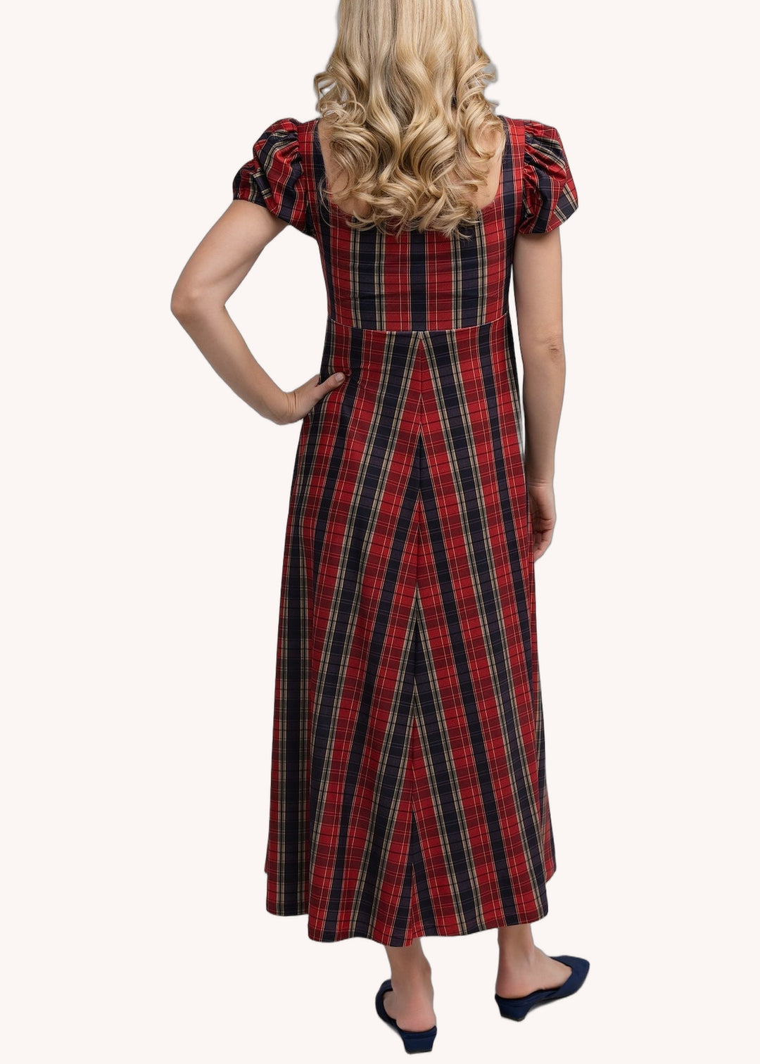 Rosalie Dress in Hearth Plaid