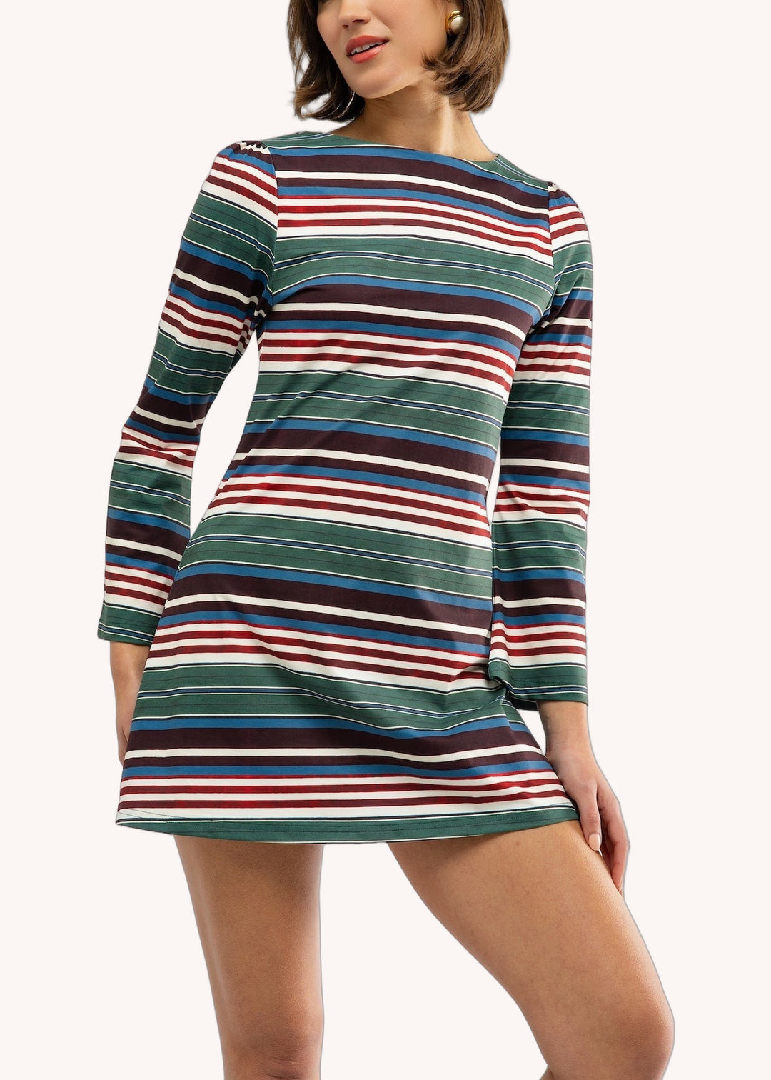 Ellen Dress in Crew Stripe