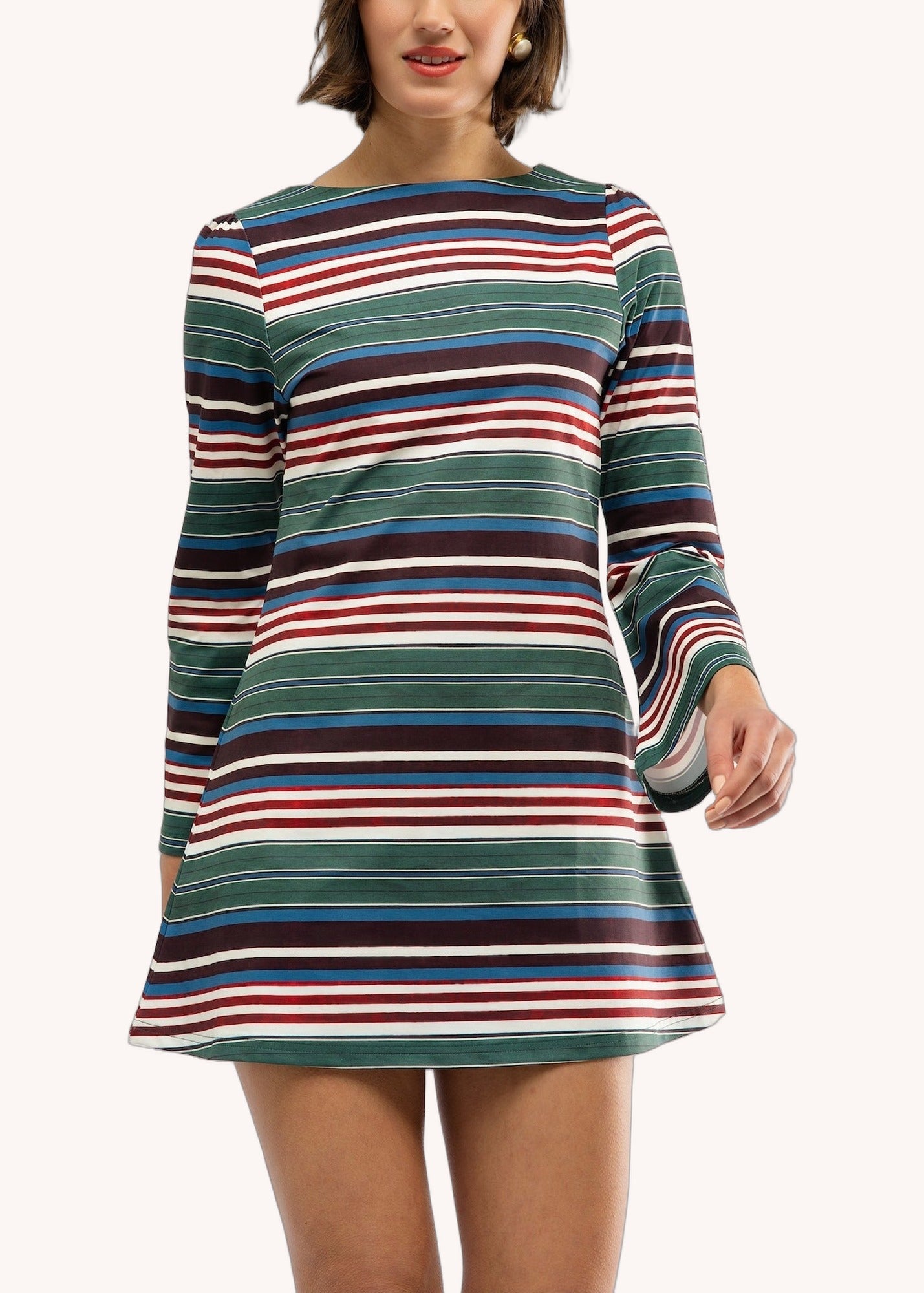 Ellen Dress in Crew Stripe