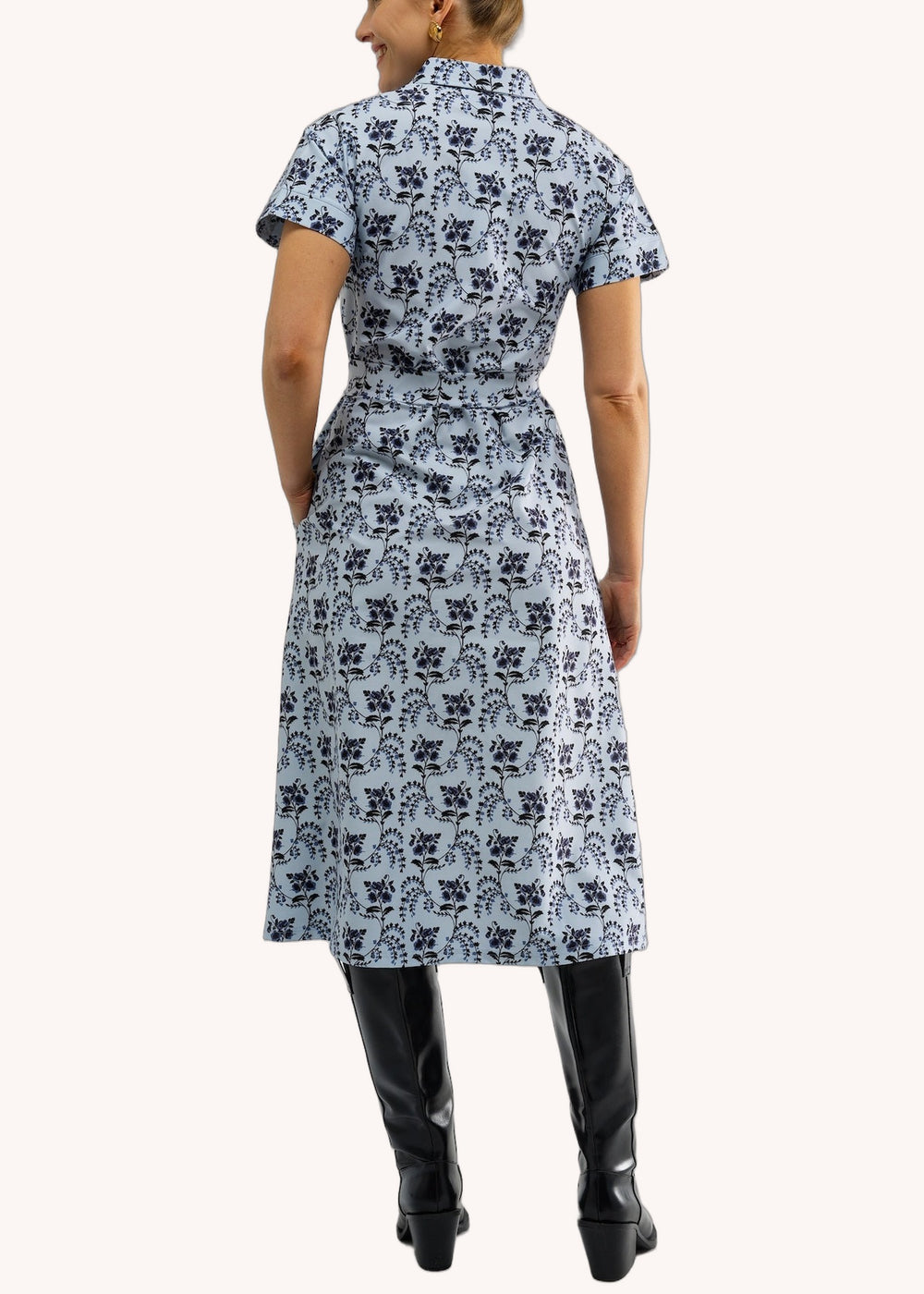 Miller Dress in Cornflower Parlour