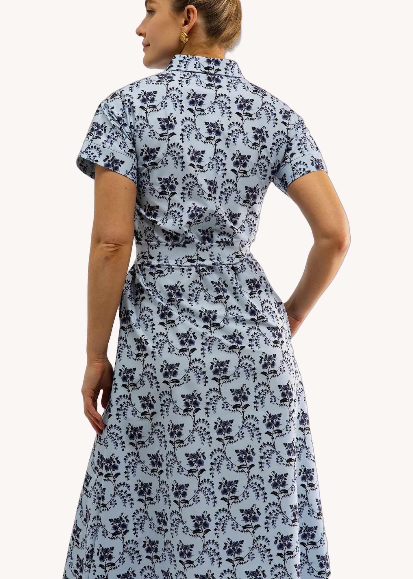 Miller Dress in Cornflower Parlour
