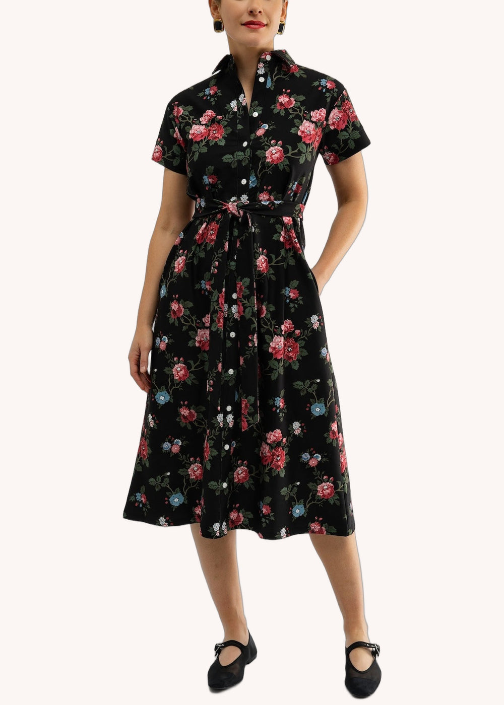Miller Dress in Duchess Rose