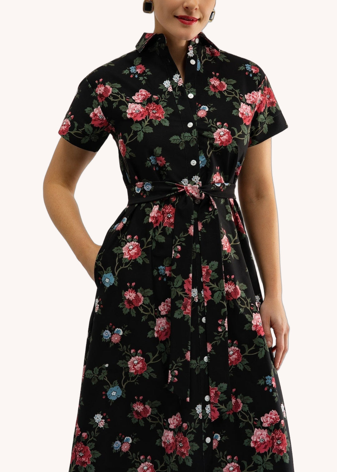 Miller Dress in Duchess Rose