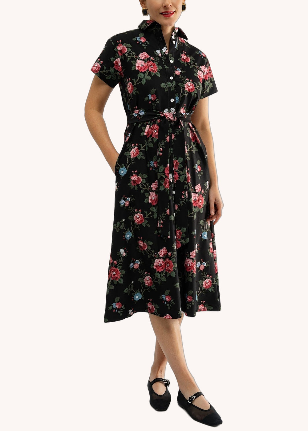 Miller Dress in Duchess Rose