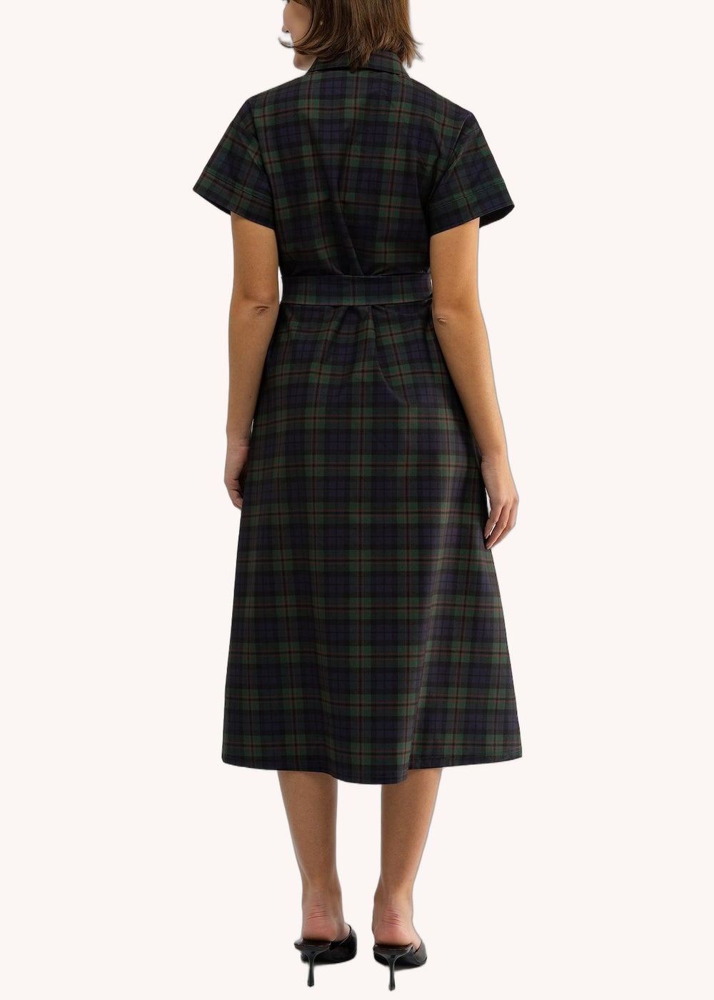 Miller Dress in Glade Plaid