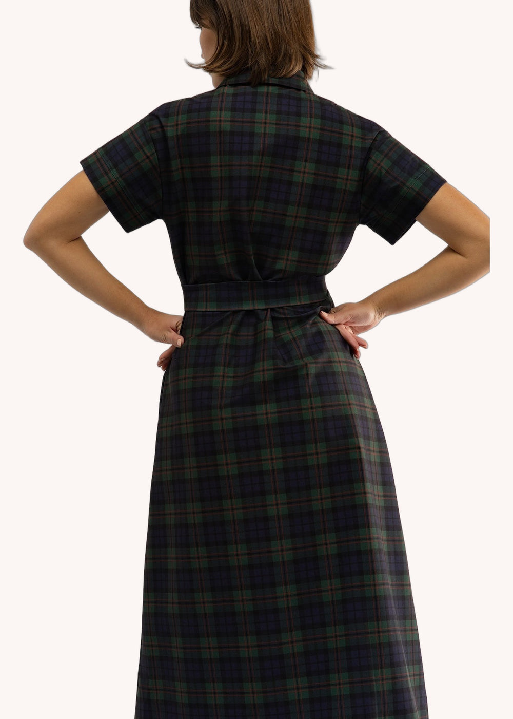 Miller Dress in Glade Plaid