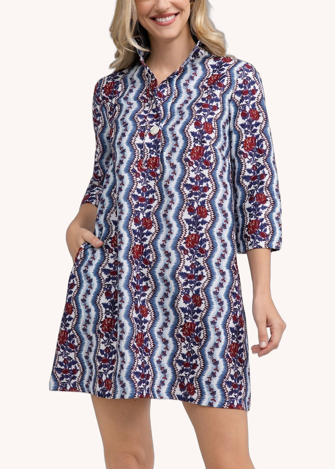 Martha Dress in Enchanted Rose