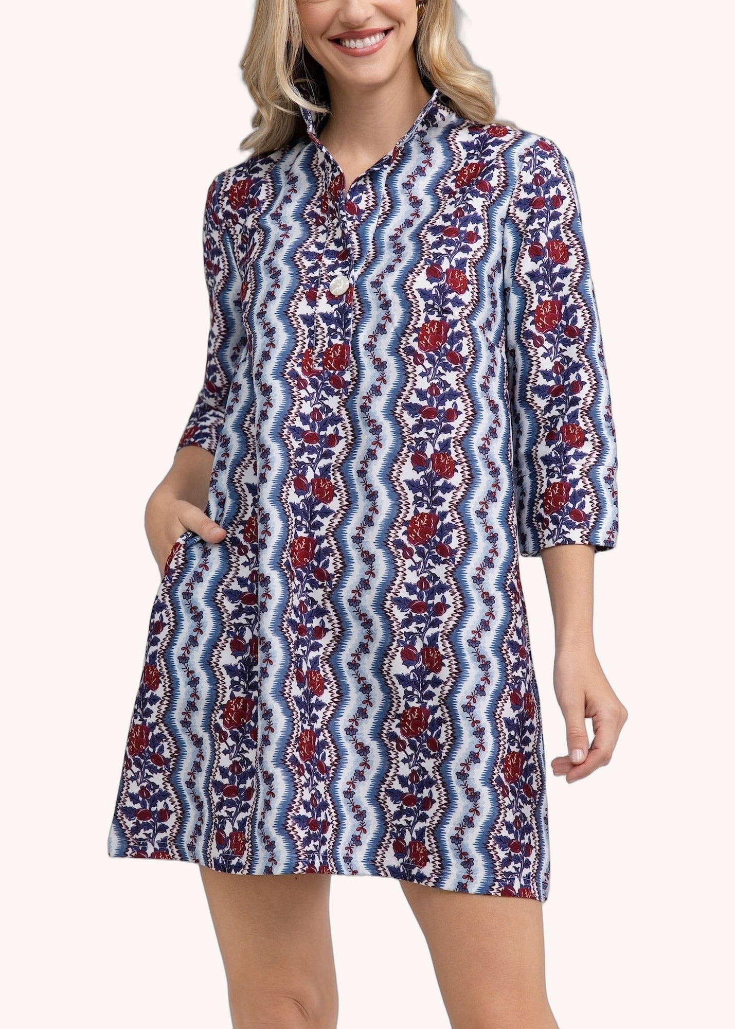 Martha Dress in Enchanted Rose