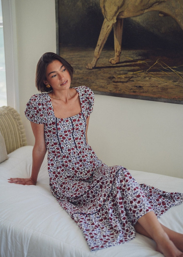 Cornelia Dress in Bittersweet Bloom