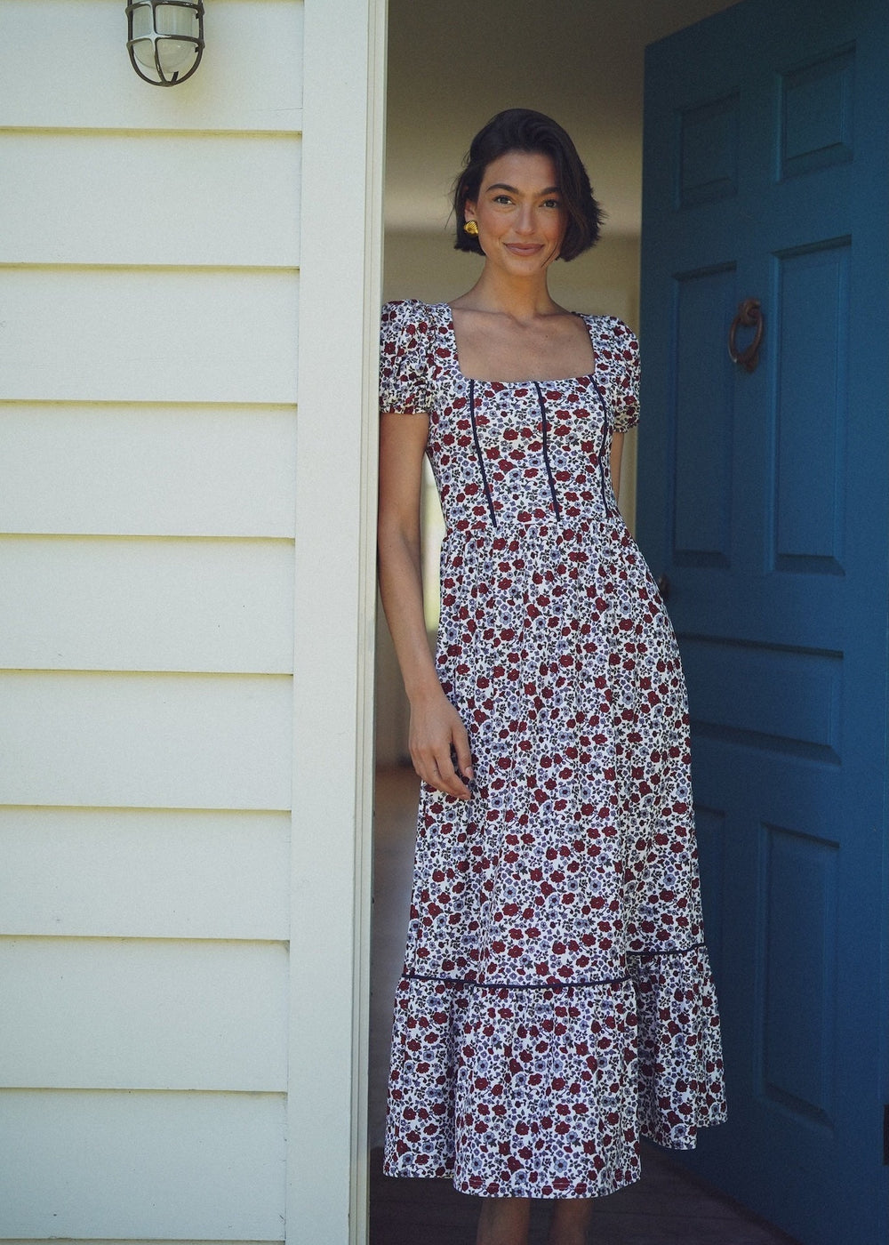 Cornelia Dress in Bittersweet Bloom
