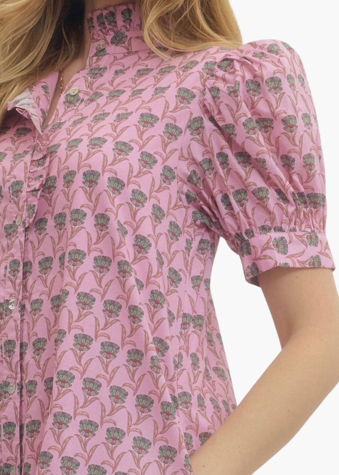 Tillie Midi Dress in Pink