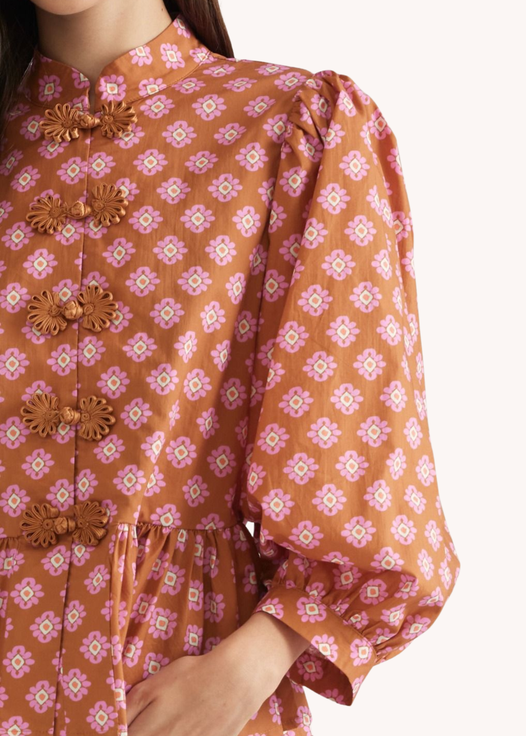 Keeley Cotton Top in Rust