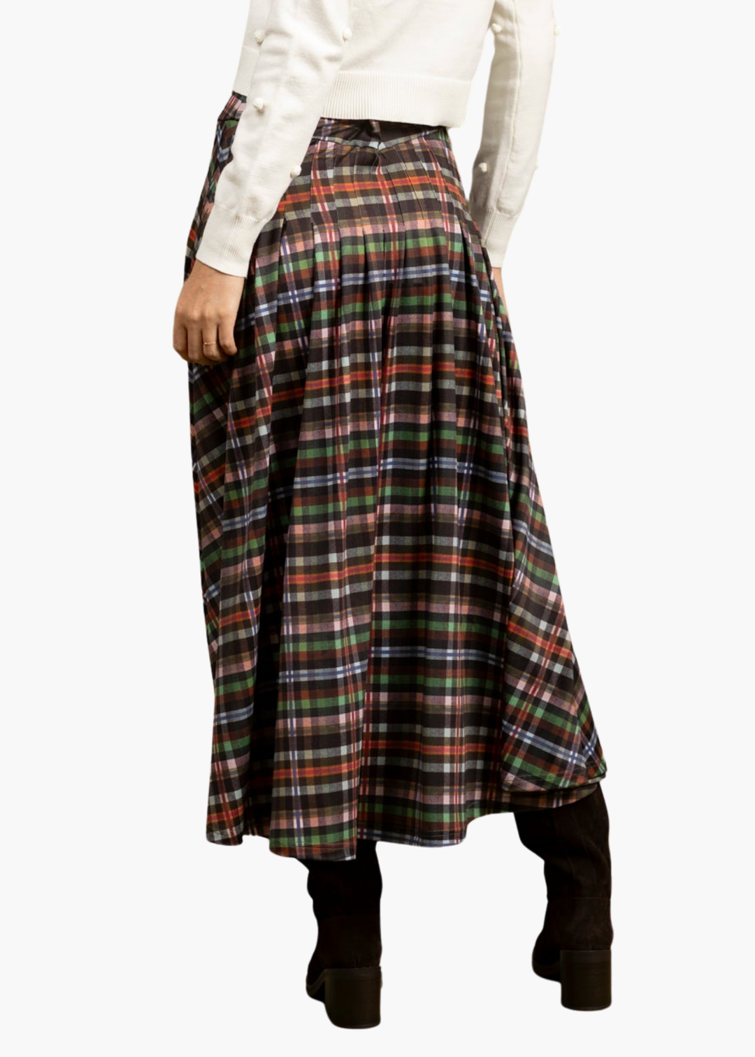 Lennox Skirt in Stockholm Plaid