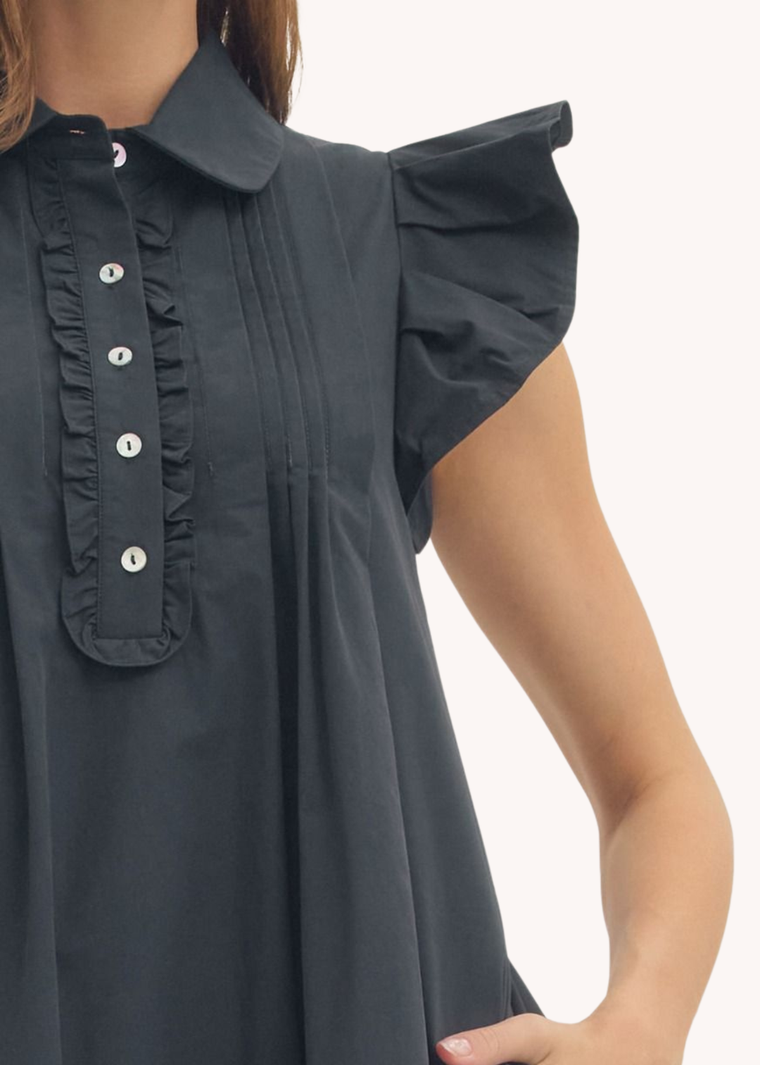 Helen Mini Dress in Navy