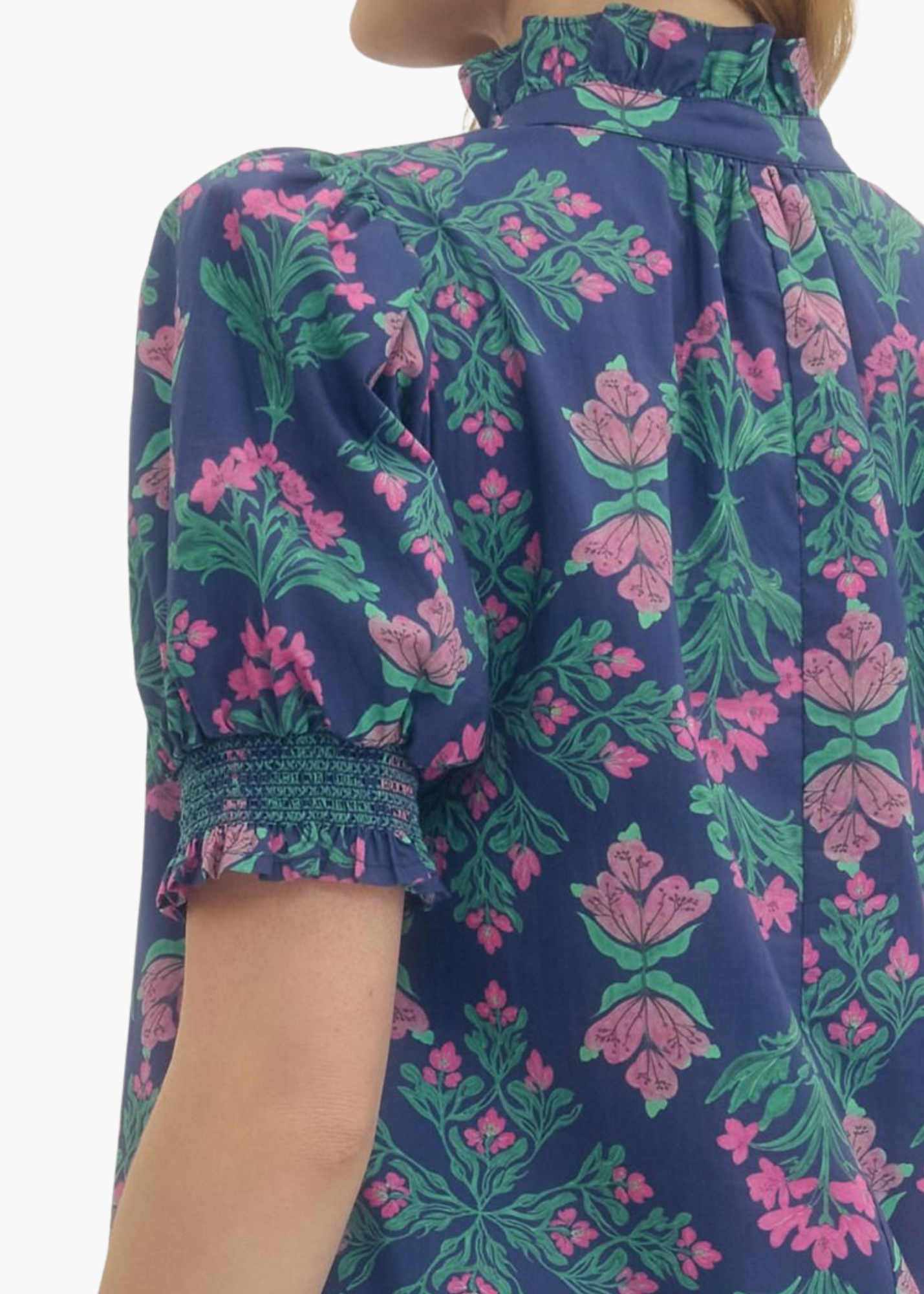 Sacha Midi Dress in Navy