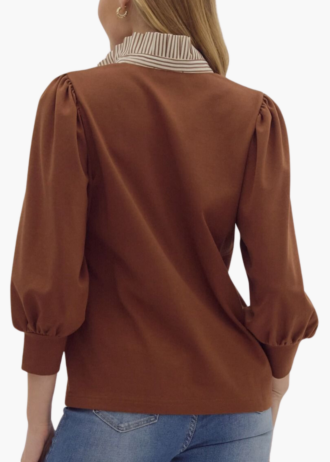 Beckham Pullover in Brown