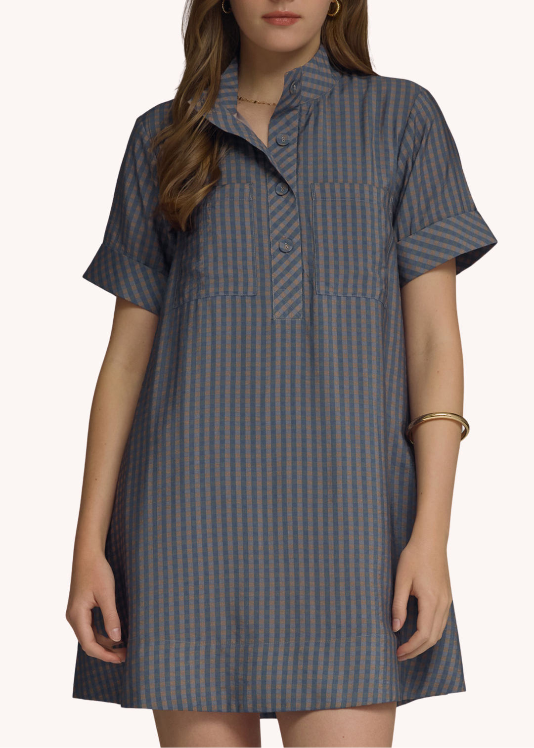 Ginna Mini Dress in Navy