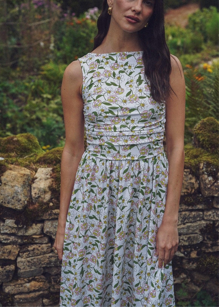 Izzy Dress in Oopsy Daisies