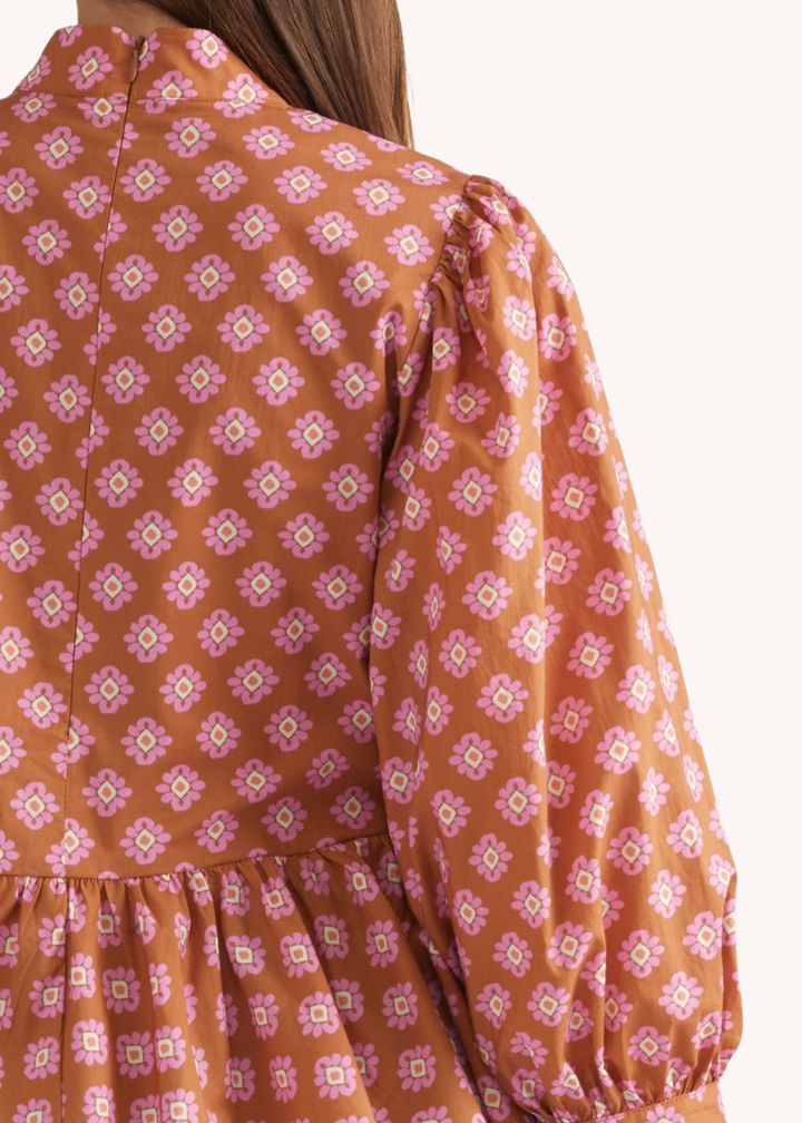 Keeley Cotton Top in Rust