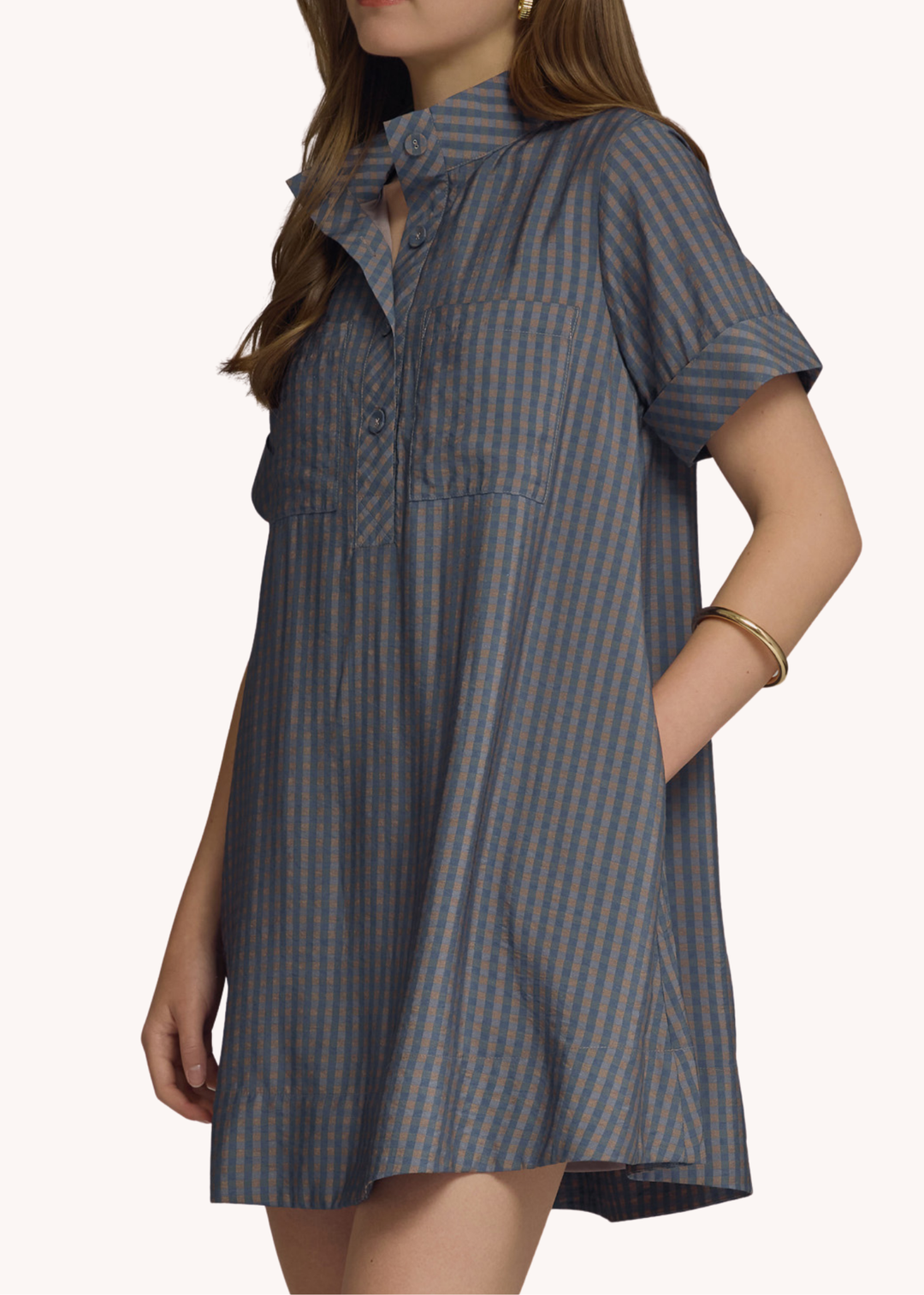 Ginna Mini Dress in Navy