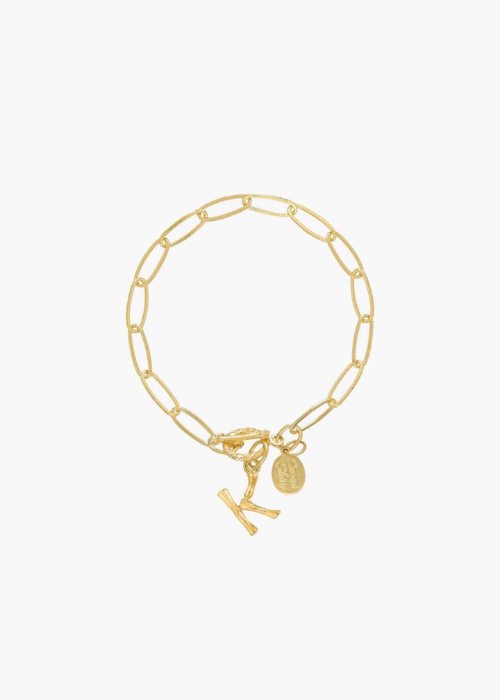 Susan Shaw Letter K Bracelet