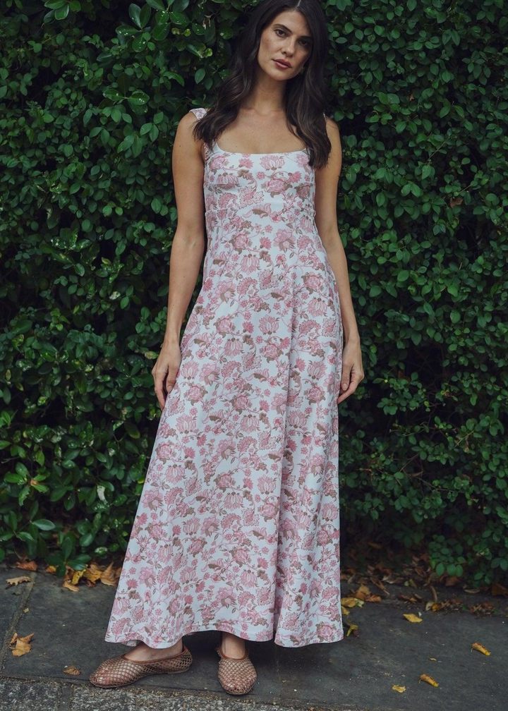 Paloma Dress in Tulip Paisley