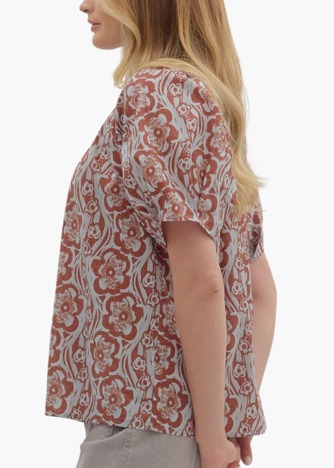 Heidi Top in Camel