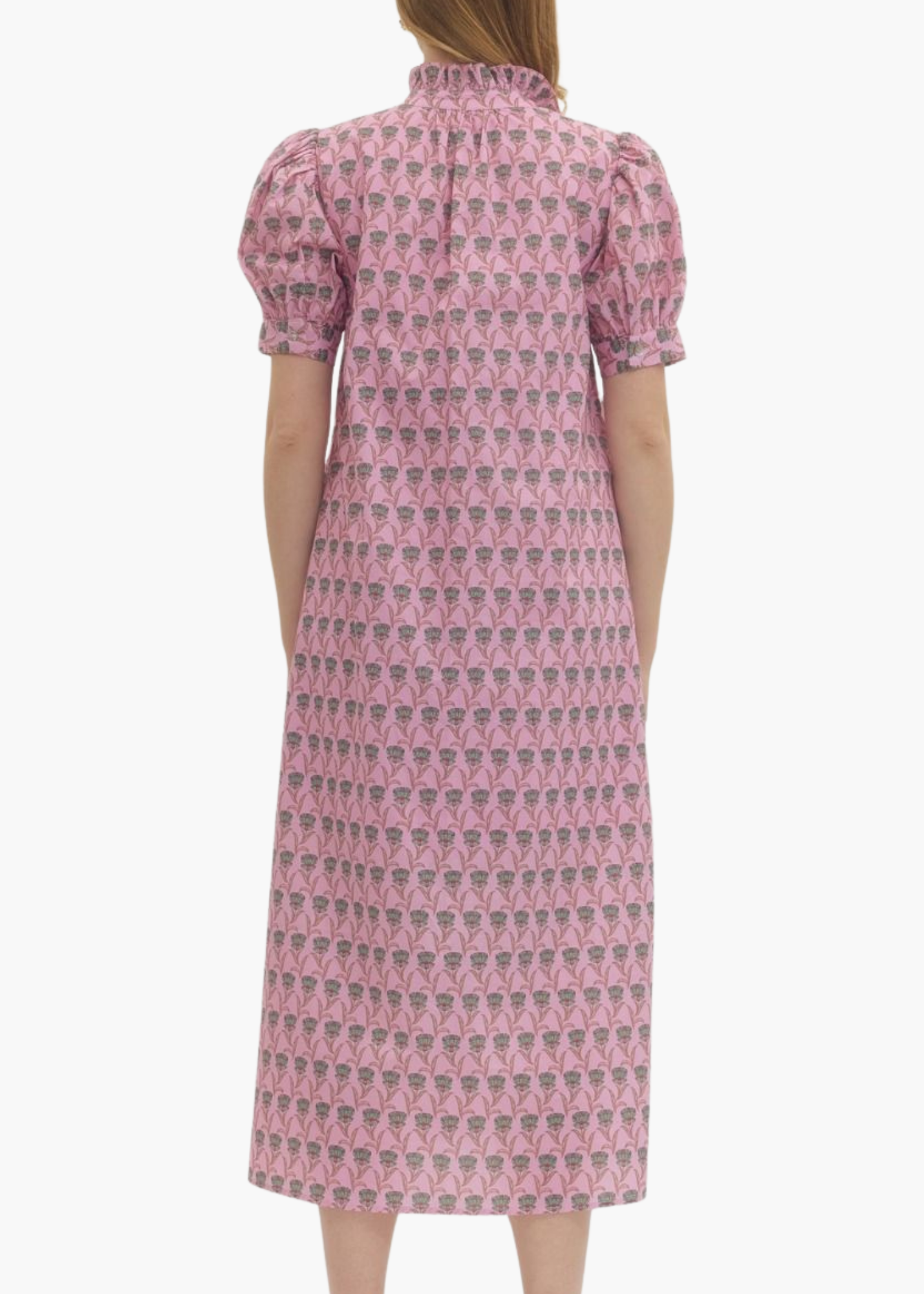 Tillie Midi Dress in Pink