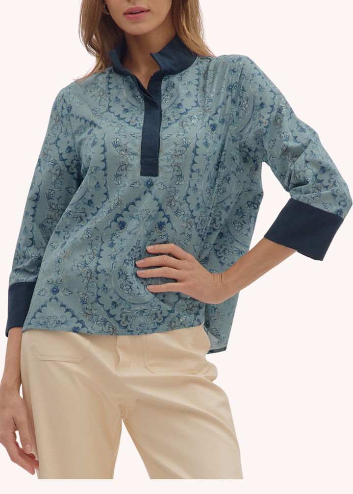 Tiegan Top in Blue