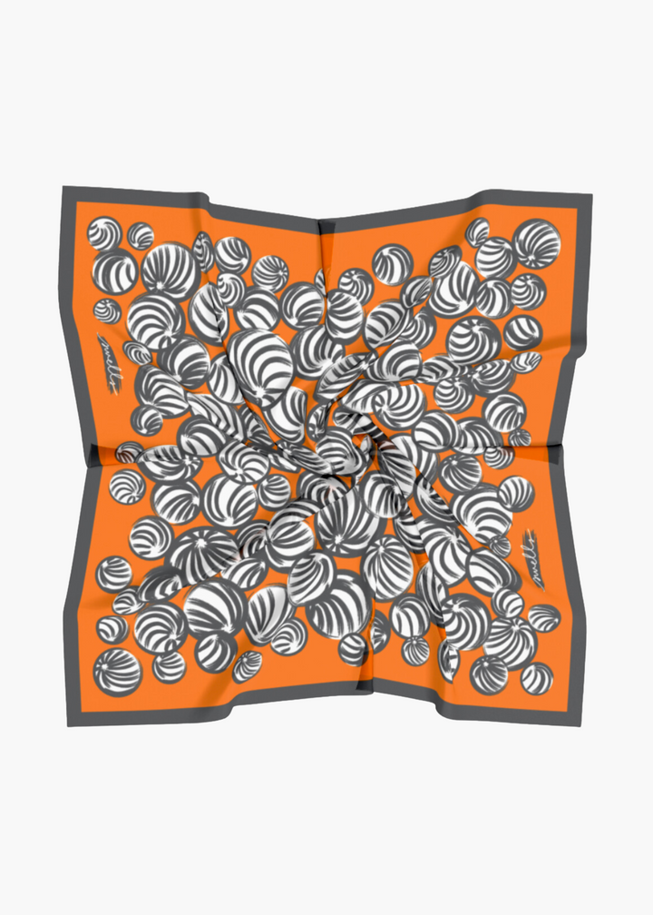 Orange and Grey Gameday Scarf