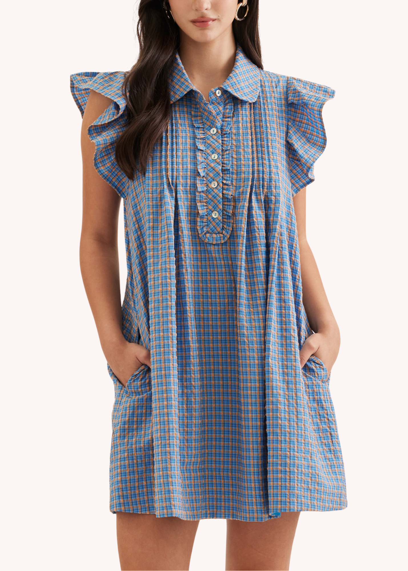 Sutton Mini Dress in Navy