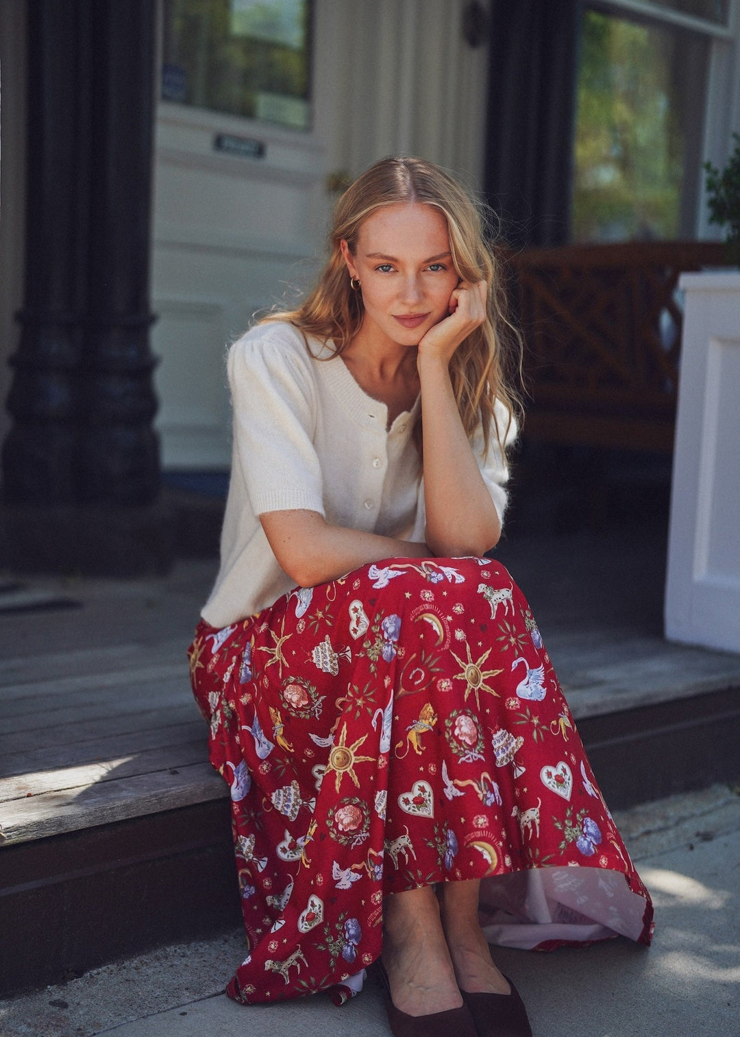 Faye Skirt in Constellation Prize