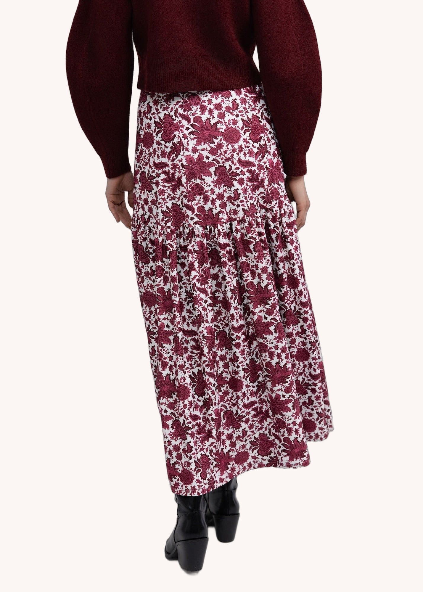 Faye Skirt in Regal Raspberry