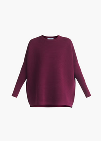 Poppy Ribbed Crewneck Pullover