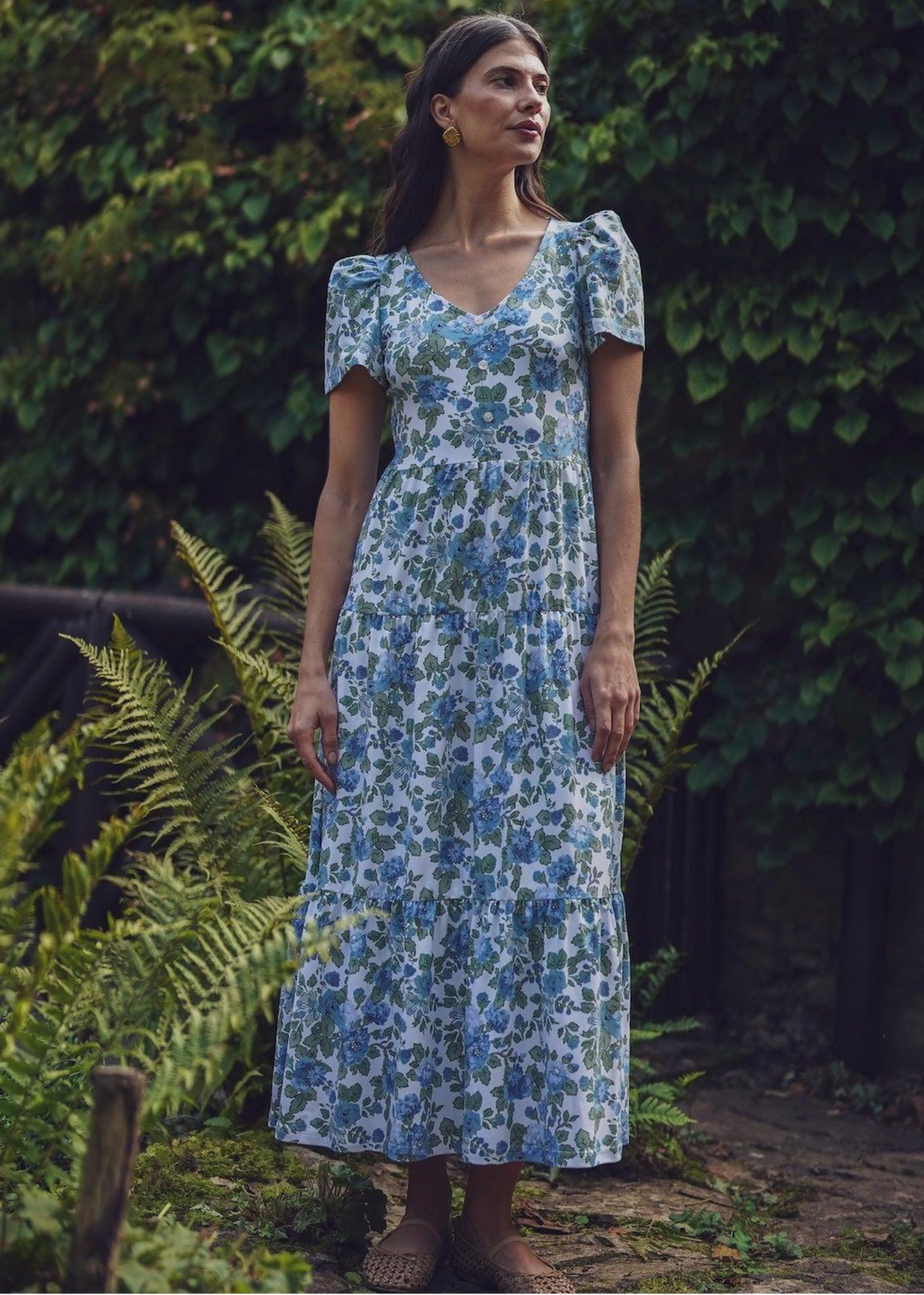 Agatha Dress in Cotswolds Bloom